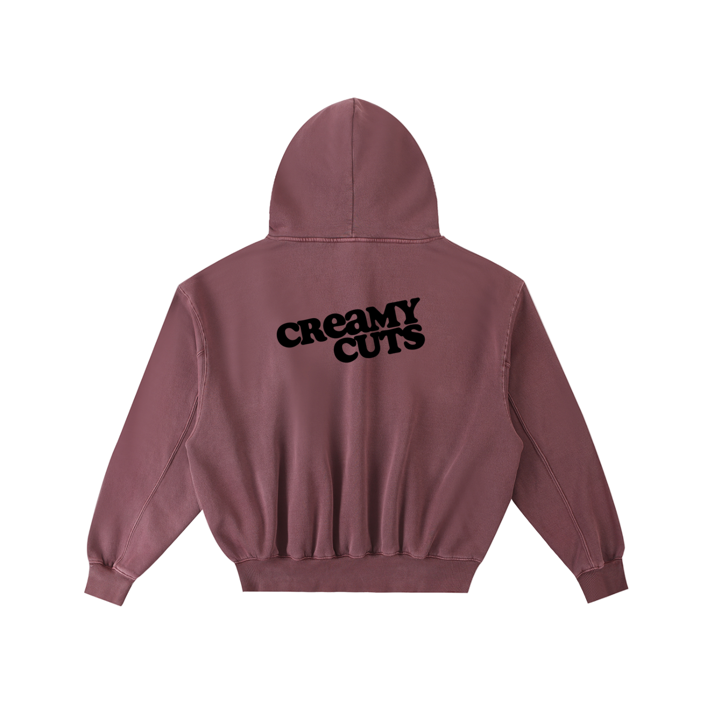 creamy cuts,creamy cuts hoodie,red hoodie,red wine hoodie,creamy original logo hoodie,relax fit,hopoded sweatshirt,casual injection