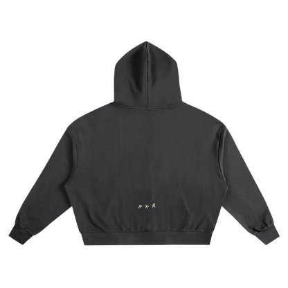 married to the scene,creamy cuts,casual injection,oversized hoodie,boxy hoodie,black hoodie